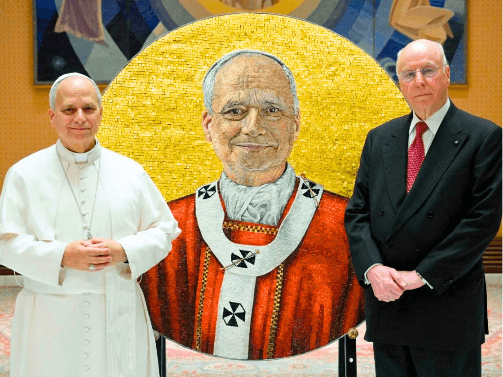 Mozaiki papieży. Już jest mozaika Leona XIV!