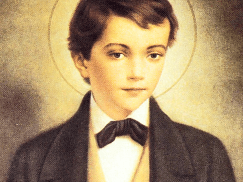 Święty Dominik Savio i św. Jan Bosko