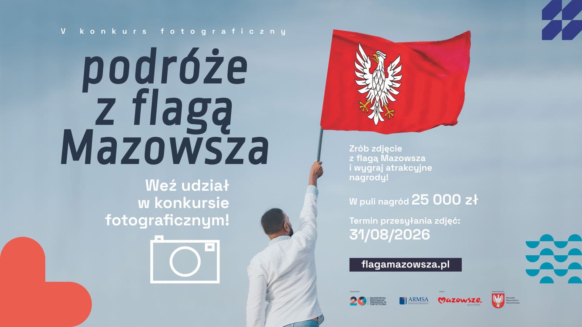 „Podróże z flagą Mazowsza”. Trwa piąta edycja konkursu fotograficznego