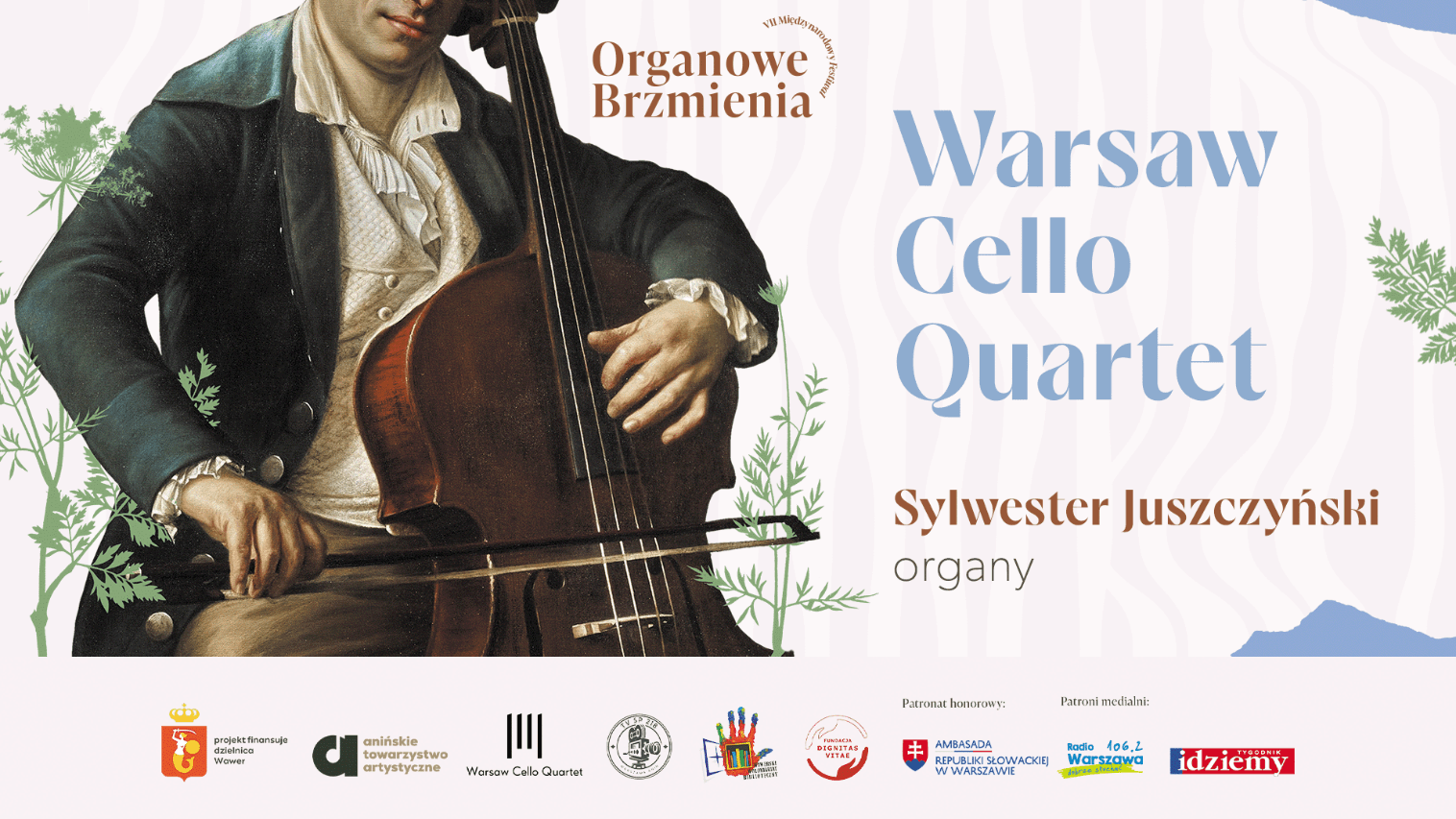VII Festiwal Organowe Brzmienia – cztery wiolonczele i potęga organów. Muzyczny finał wakacji w Aninie