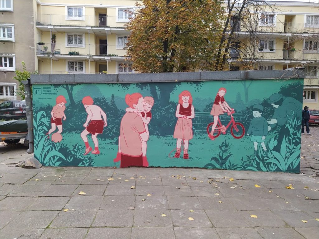 Kolejny mural z cyklu „Dzieci Muranowa”