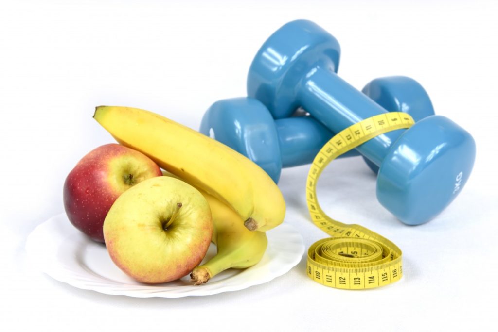 dieta, ćwiczenia. zdrowy tryb życia