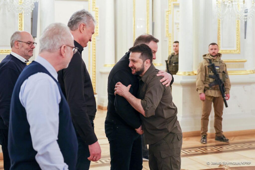 Prezydent A. Duda spotkał się z W. Zełeńskim Prezydent A. Duda spotkał się z W. Zełeńskim