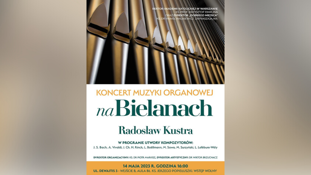 II Koncert Organowy – Radosław Kustra