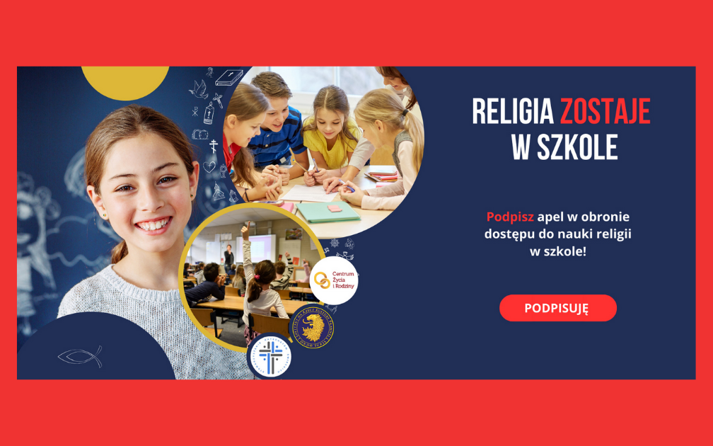 Trwa zbieranie podpisów w obronie religii w szkołach