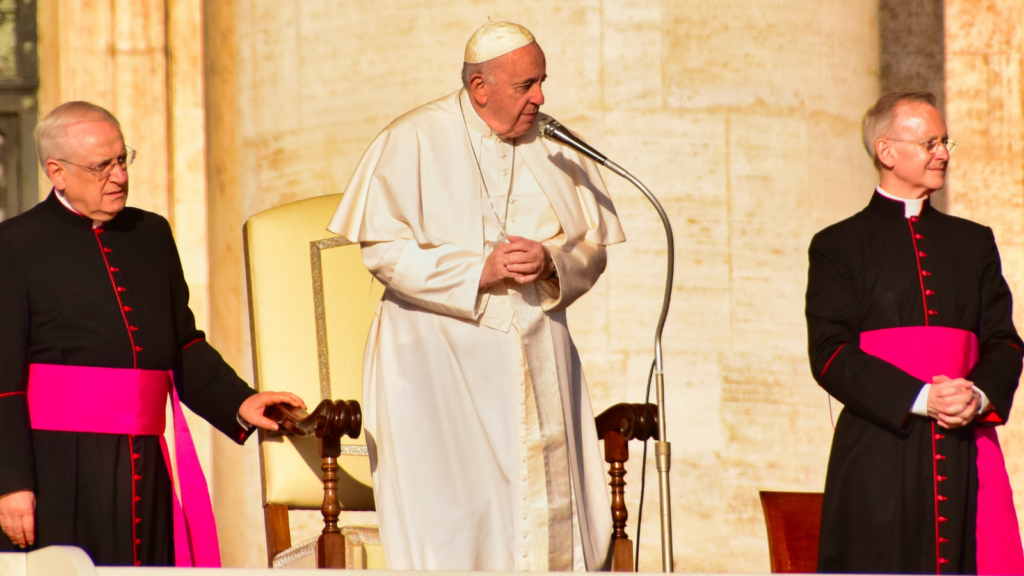 Ministranci z Pragi u papieża Franciszka