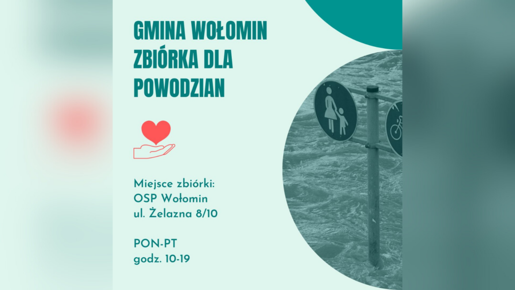 Wołomin z pomocą dla powodzian