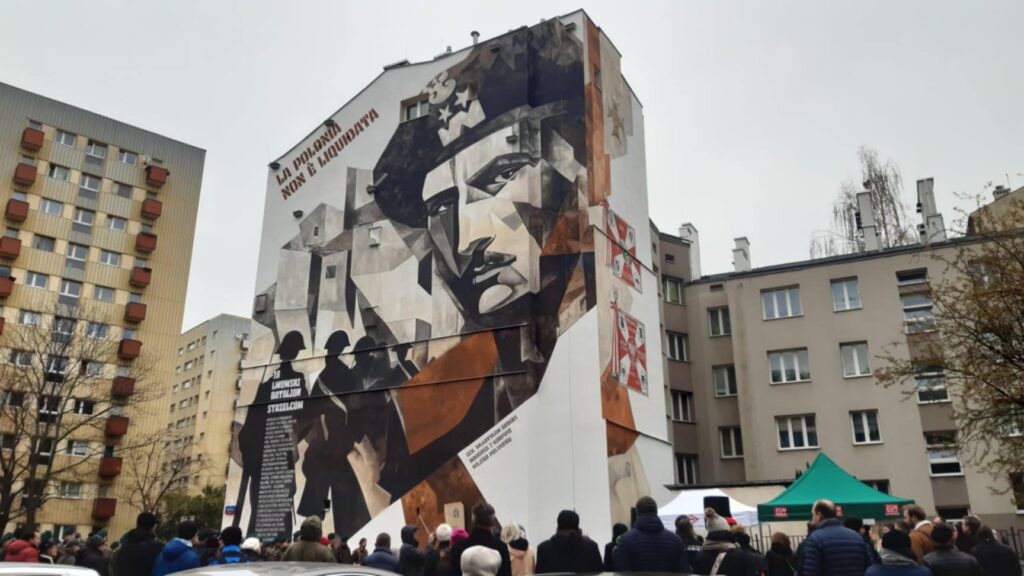 Nowy mural na Woli