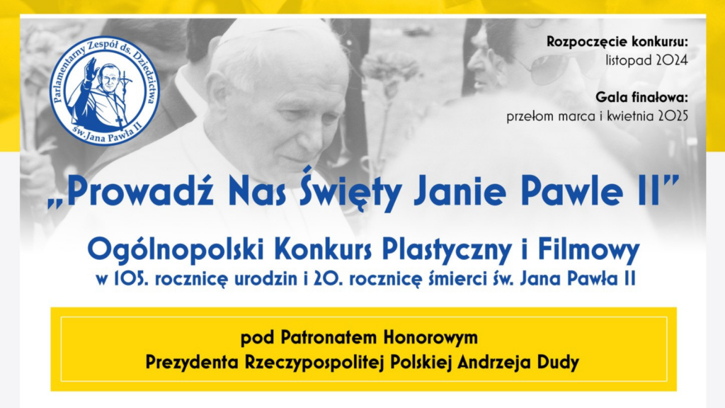 Rysunkiem i filmem o papieżu