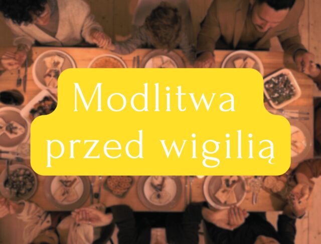 Modlitwa przed wigilią