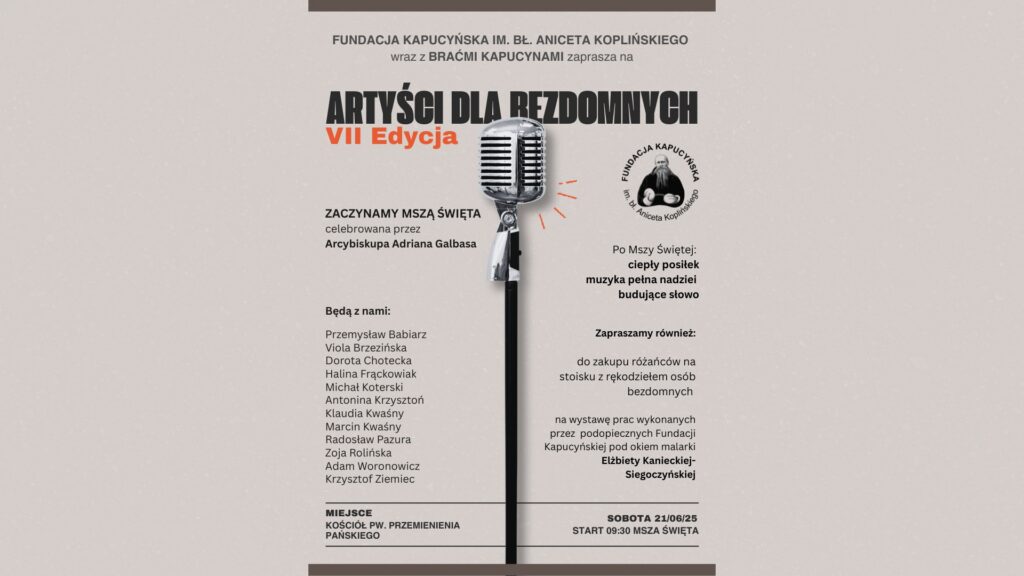 Koncert „Artyści Dla Bezdomnych” Koncert „Artyści Dla Bezdomnych”
