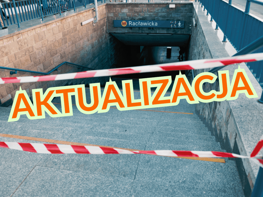 Pożar na stacji Racławicka. Ograniczenia na linii M1 – metro nie kursuje między Świętokrzyską a Wilanowską