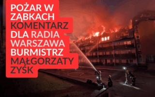 Pożar w Ząbkach | Fot. PSP