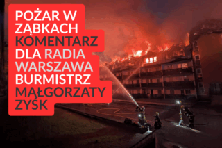 Pożar w Ząbkach | Fot. PSP