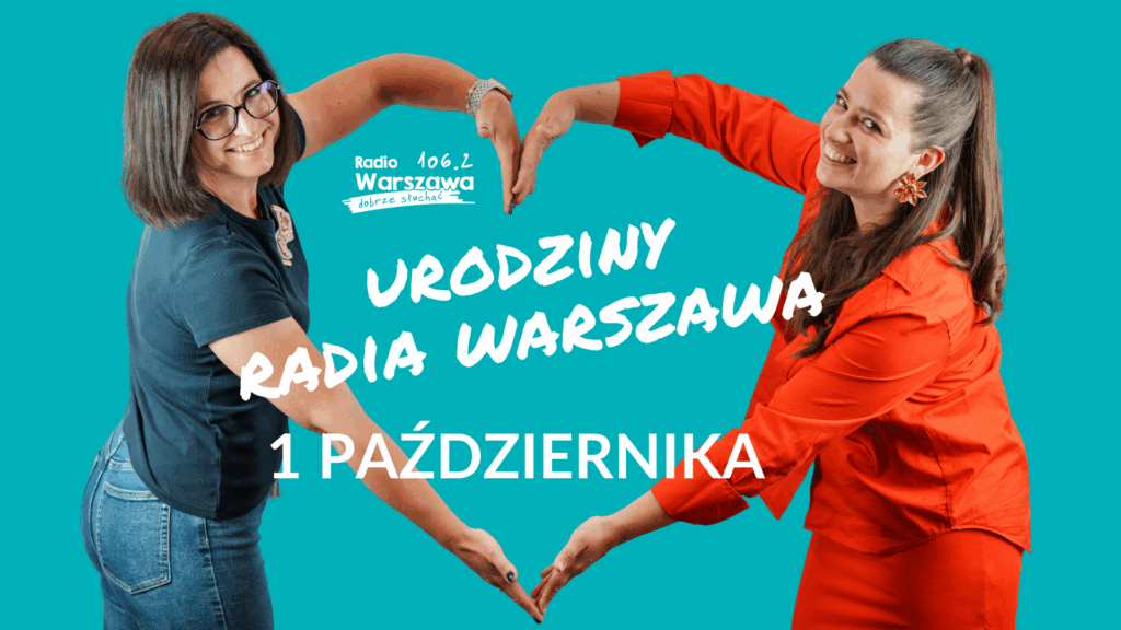 Świętuj z nami urodziny! Radio Warszawa powstało 1 października, 34 lata temu.