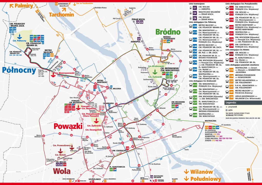 Jak dojechać na cmentarz 1 i 2 listopada? Jak dojechać na cmentarz 1 i 2 listopada?